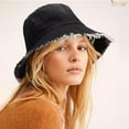 thumbnail image 3 of JASGOOD Denim Bucket Hat for Women Men Large Summer Cap Outdoor Sun Hat for Fishing Hiking Beach Sports, 3 of 9