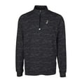 thumbnail image 2 of Men's Cutter & Buck Black Albuquerque Isotopes Traverse Camo Print Stretch Quarter-Zip Pullover Top, 2 of 3