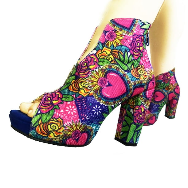 Zapatilla Para Dama Media Plataforma Boca De Pescado Nyxmart NYXMART Zapatilla