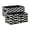 Modernist Style Ethnic-Style Patterns, variant on Felt Storage Bins 2-Pack Foldable Space-Saving Organizer For Home Office Rose Motifs in Red Lime Green Plaid