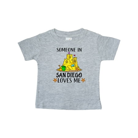 

Inktastic Someone in San Diego Loves Me Gift Baby Boy or Baby Girl T-Shirt