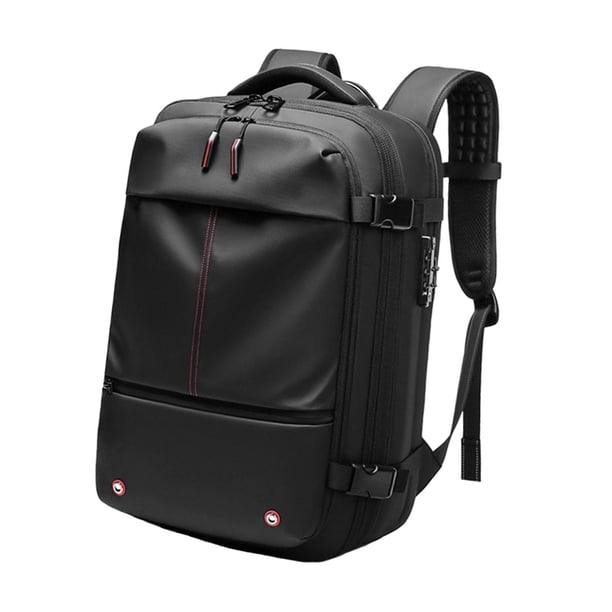 Mochila para computadora, Mochila Bolsa de Almacenamiento portátil, Mochila Ligera para computadora portátil para Negocios, Senderismo, Acampar al , Negro