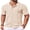 Apricot, variant on COOFANDY Mens Knit Button Down Shirt Vintage Short Sleeve Polo Shirts Casual Beach Tops Fashion Hawaiian Shirt