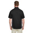 thumbnail image 2 of Men's Tall Flash IL Colorblock Short Sleeve Shirt BLACK/ DK CHARCL 2XT, 2 of 3