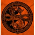 thumbnail image 2 of Dragon Yin Yang Style Symbol Balance Unisex Plus Fleece Graphic Sweatshirt Brisco Brands 2X, 2 of 5