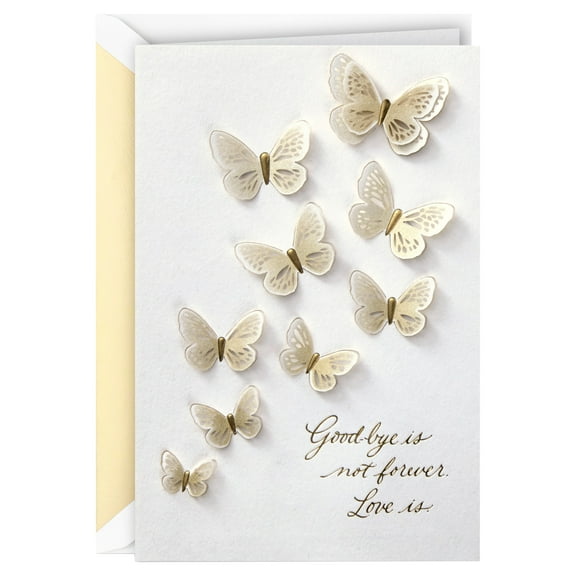 Hallmark Signature Sympathy Card (Butterflies)