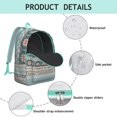 thumbnail image 4 of Bohemian Chic Backpack for Teen Students, Water Resistant Boho Bookbag for High School, Large Capacity College Backpack for Girls Boys, Great Gift Choice, 4 of 5