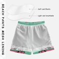 thumbnail image 3 of FORMRS Boys Swim Trunks Quick Dry Mesh Liner Boardshorts Sizes XS-XL, Pink Cheetah, 3 of 7