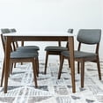 thumbnail image 4 of Siriana Modern Solid Wood Dining Room & Kitchen Table and Chair Set, 4 of 5