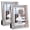 Diamond(2pk), variant on 6x8 Picture Frame Glass Crushed Diamond Sparkle Photo Frames 2 Pack, Crystal Silver Mirror Frame Decor, Wedding Gift Wall and Tabletop Display