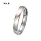 thumbnail image 4 of Anillo de acero inoxidable a la moda ligero portátil corazón presente anillos de dedo resistente Simple impermeable joyería Festival Ropa, zapatos y accesorios Miscelánea 6 tallas (mujer2) Guardurnaity AP014640-11, 4 of 6