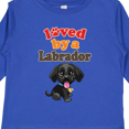 thumbnail image 4 of Inktastic Labrador Retriever Dog Black Lab Boys or Girls Long Sleeve Toddler T-Shirt, 4 of 5