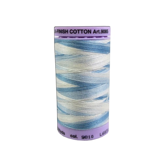 Mettler Silk Fin Cotton #50 500yd Multi TranquBlue