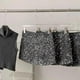 thumbnail image 5 of SGACAI Falda corta negra elegante con lentejuelas y brillo para mujer, 5 of 6