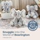 thumbnail image 3 of Elefante de peluche de la colección Bearington Dinky de 28 cm, 3 of 6