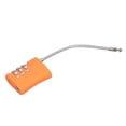 thumbnail image 2 of BIMZUC TSA Luggage Locks Resettable 3 Digit Combination Padlock for Office Gym Locker Suitcase, Orange (4.33 inches / 11 cm) - High Security and Durability for Travel, 2 of 9