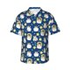 thumbnail image 1 of Fotbe Star Penguin Camisa Hawaiana para Hombre Unisex – Camisa Casual de Verano con Botones de Manga Corta de Algodón y Lino,Large, 1 of 7