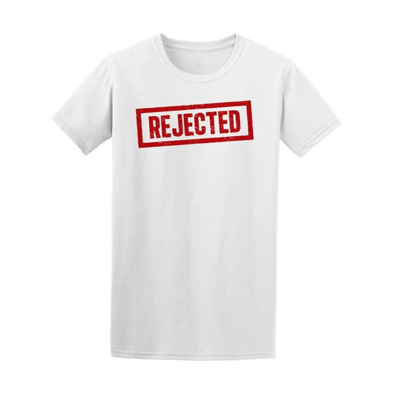 Rejected Red Ink Stamp T-Shirt Men -Image by Shutterstock, Male XX-Large