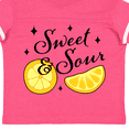 thumbnail image 4 of Inktastic Sweet & Sour with Sparkles Boys or Girls Toddler T-Shirt, 4 of 5
