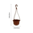 thumbnail image 6 of 6 Pack Hanging Macrame Plant Hangers with Indoor Flower Pots, 6 of 8