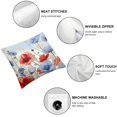 thumbnail image 4 of BANET Pillow Covers, America Patriotic Red Blue Poppy Flower Decorative Pillowcase, Sofa Cushion Case Couch Porch Patio Bed Home Decor 20x20in, 4 of 5