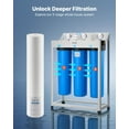 thumbnail image 3 of VEVOR Whole House Water Filter Replacement Cartridge, 4.5" x 20" Polypropylene Sediment Filter for 3-Stage Whole Home Water Filtration System, Reduce Sand, Rust, Chlorine, Bad Taste, Odor, 3 of 9