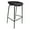 Black, variant on LeisureMod Servos Modern Barstool with Upholstered Faux Leather Seat and Powder Coated Iron Frame