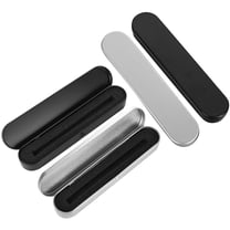 GOOHOCHY Single Pen Holder Metal Organization Box Black 4Pcs