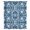 Snow SkyBlue SteelBlue, variant on Green Blue Floral Sheer Curtains 84 Inches Long, Vintage Pastoral Botanical Leaves Light Filering Curtains, Breathable Simi Curtain Privacy Drapes for Living Room Bedroom Lightweight Window Treatment