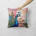 thumbnail image 2 of Peacock Throw Pillow 18 in x 18 in, 2 of 5