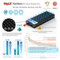 thumbnail image 4 of MeLE Intel N100 Mini PC Stick PCG02 Pro 8GB 256GB Windows 11 Pro 4K Fanless Mini Desktop Computer, 4 of 9