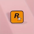 thumbnail image 5 of 1pc R Star Alloy Badge Brooch, Backpack Clothing Lapel Brooch Enamel Pin For Men, 5 of 5