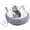 Grey, variant on Pet Bed, Cat Round Washable Removable Cotton Warm Sleeping Bed Cushion for Cat Kitten (M, Pink)