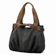thumbnail image 3 of Sac à Main Quotidien Décontracté Vintage Hobo en Toile pour Femmes Dames, Poignée Supérieure, Épaule, Cabas, Cabas, 3 of 7