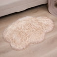 thumbnail image 4 of TIELUTT Imitation Wool Carpet Living Room Shag Carpet Oval Bedroom Machine Washable Floor Mat Throw Rugs for Living Room Popcorn Blanket Area Rug Living Room Decorative Blankets Big Soft Blanket, 4 of 4