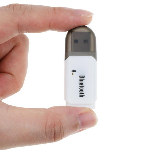 Mini adaptador USB 5.0 compatible con Bluetooth, receptor de audio estéreo, kit de coche con micrófono (negro) Tmvgtek 2kh8px5kh1mt2wt2D01
