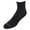 Black, variant on CTM Cotton Arch Support Ankle Sock (Pack of 3) (Men)