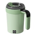 thumbnail image 1 of Taza de café con agitación automática de 380 ml para leche, multiusos, con agitación automática Verde, 1 of 5