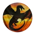 thumbnail image 4 of Orinice Dragon Sky Sunset Round Table Cover Stain Resistant Washable Indoor Outdoor Tablecloth Kitchen Dining Wedding Parties 100% Polyester Fiber 54-58, 4 of 8