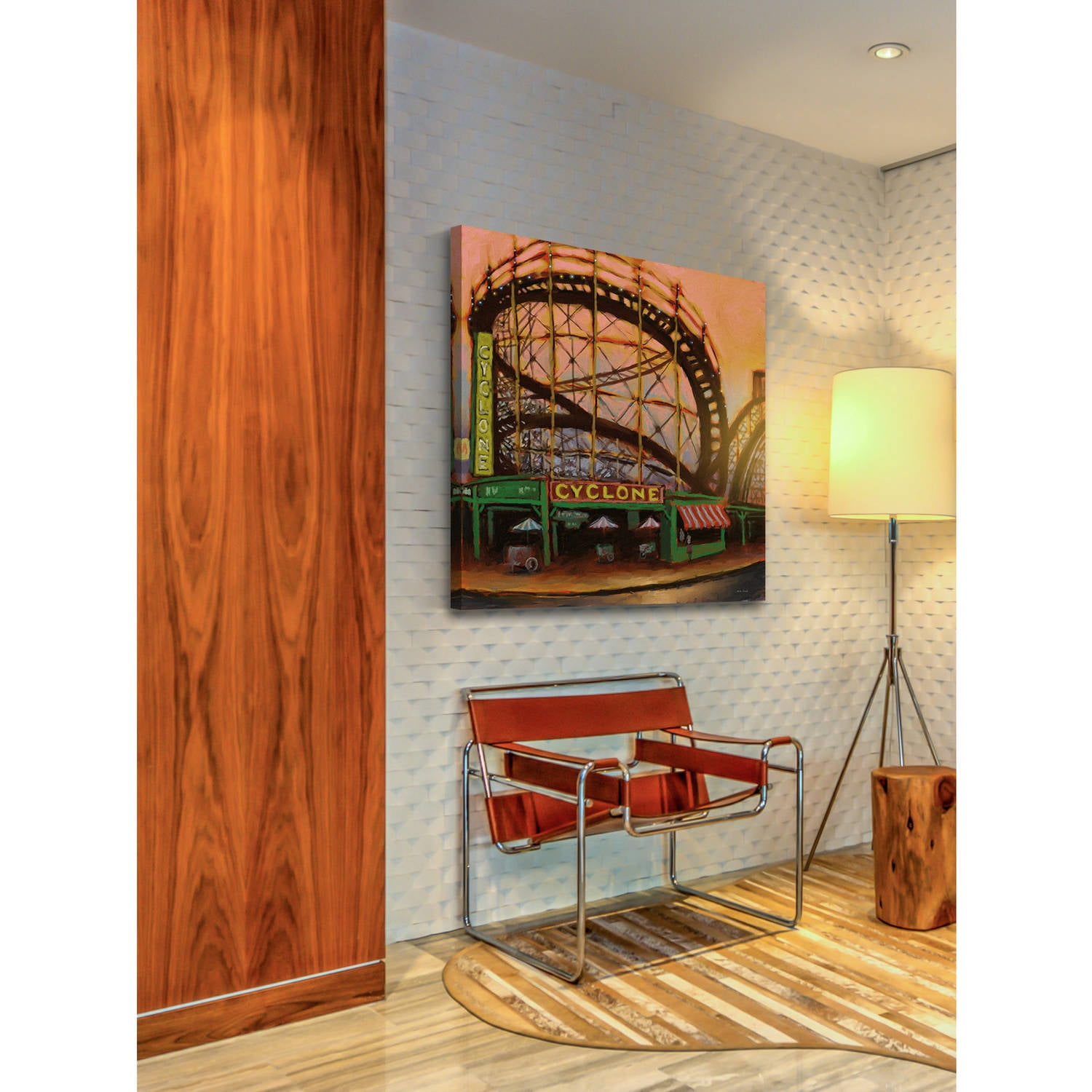 Marmont Hill "Cyclone" by Rick Novak Painting Print on Wrapped Canvas