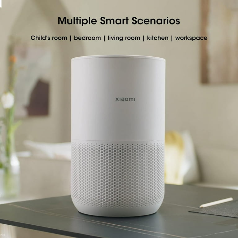 Xiaomi Smart Air Purifier for Home Bedroom Up to 1060 Sq.ft with 3 in 1 HEPA Filter Allergen Removal Smart WiFi App 20dB Ultra Quiet Sleep Mode Air