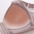 thumbnail image 3 of JGTDBPO Front Closure Bras For Women No Underwire Plus Size Full Coverage Bras Front Snap Bras Post Surgery Front Closure Brassiere Sports Bra Wireless Minimizer Bra Everyday Bar, 3 of 9