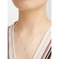 thumbnail image 3 of Forever Facets Initial "I" CZ Necklace in Sterling Silver, Adult Female, 3 of 4