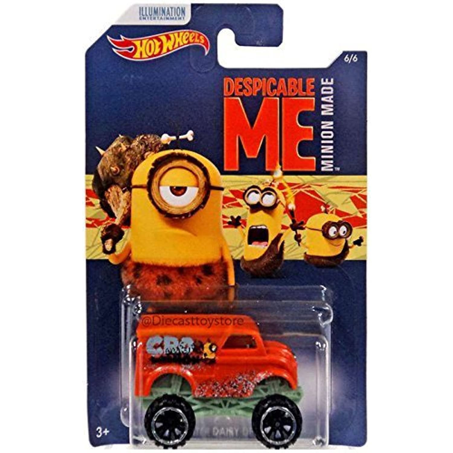 Set Of 6 17 Hot Wheels Despicable Me Minion Made Movie 1 6 2 6 3 6 4 6 5 6 6 6 Walmart Com