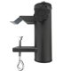 thumbnail image 5 of Soporte para sombrilla con clip fijo para patio, jardín, balcón y playa (negro), 5 of 6