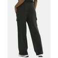 thumbnail image 3 of Avia Women’s and Women's Plus Corded Ribbed Seamed Wide-Leg Pants, Sizes XS-4X, 3 of 5