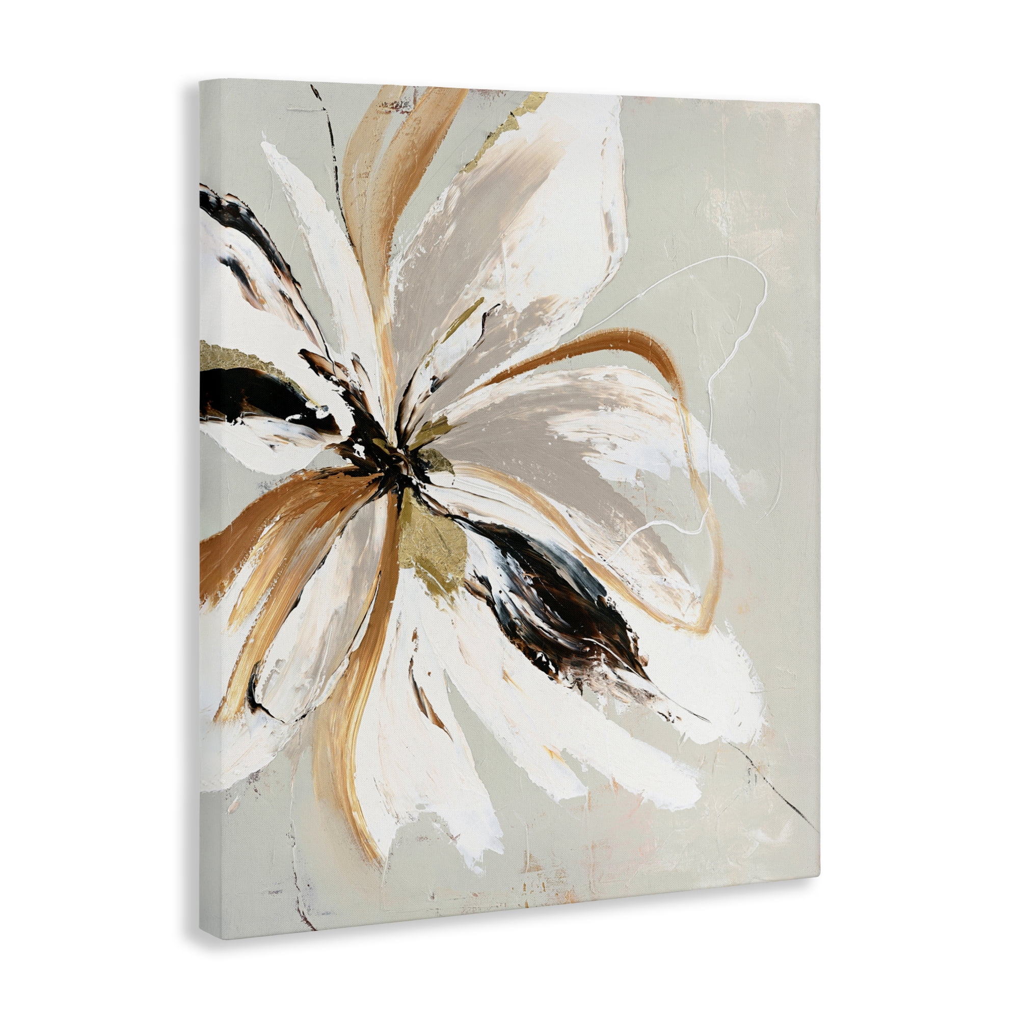 Expressive Cornelia Flower Canvas Wall Art, design by Design Fabrikken