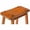 Oak, variant on Legacy Decor Set of 2 Wood Saddleback 18" Dinning Height, Dining Room Stools in Distressed Oak Finish