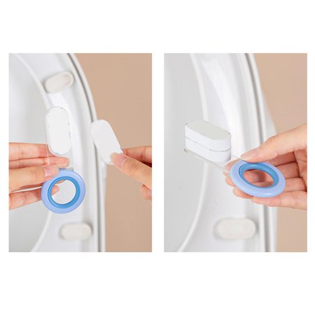 Toilet Lifting Device Toilet Seat Cover Lifter Toilet Seat Handle Closestool blue