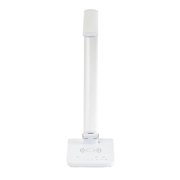 Safco Products Pivoting Vamp LED Lamp- Wireless Charging Pad & USB Port - White